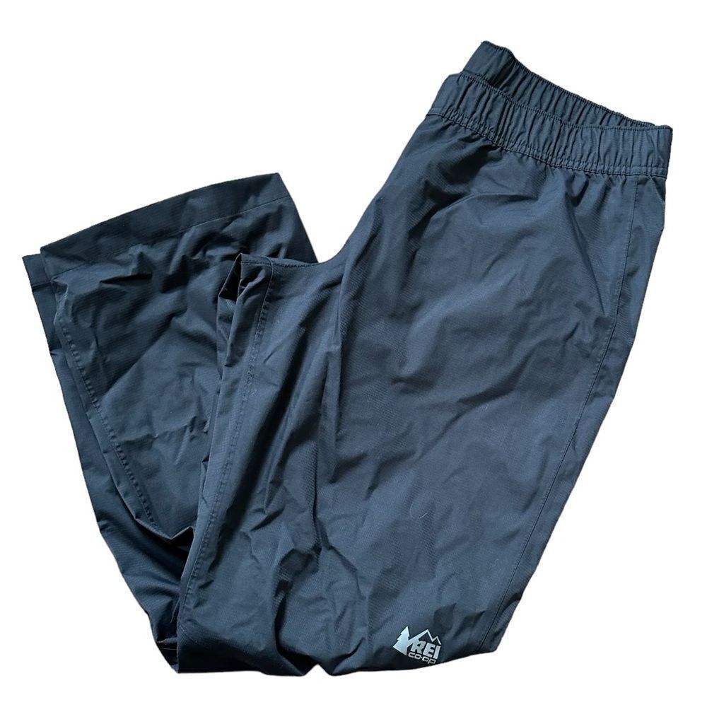 REI Black CoOp Trail Hiking Lightweight Zip Pocket Straight Leg Pants